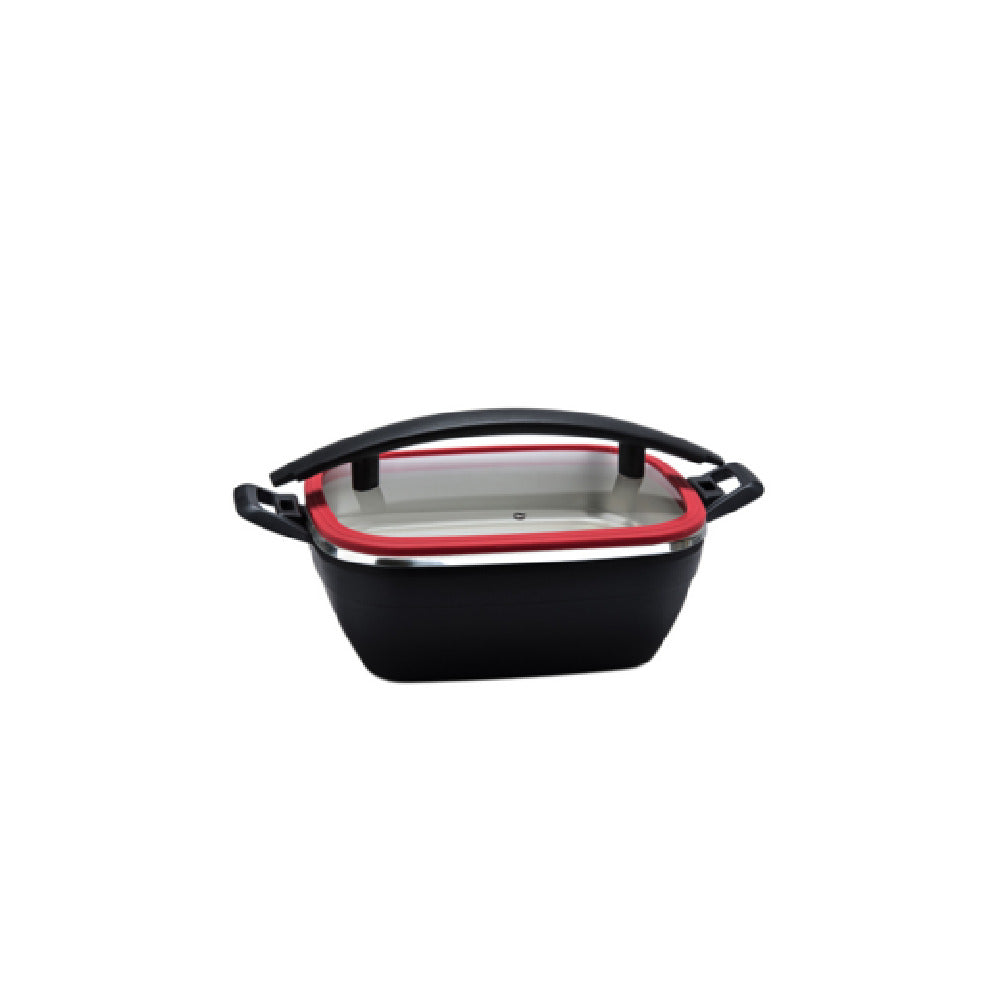 FOH BCH021BKU18 Smart Buffet Ware® Artisan Chafer 4.8 Qt. Rectangle With Black