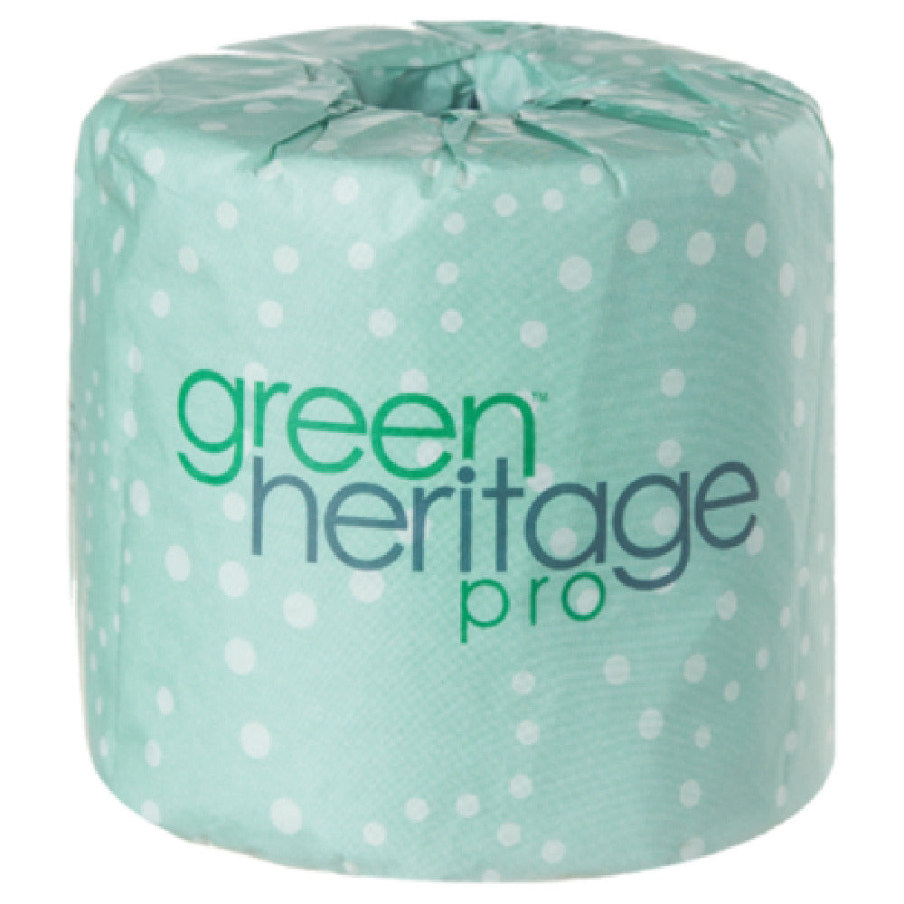 JMC Janitorial RES275 - Green Heritage Pro, Single Roll Bath Tissue 2 PLY 96/500CT 4.4" X 3.1"