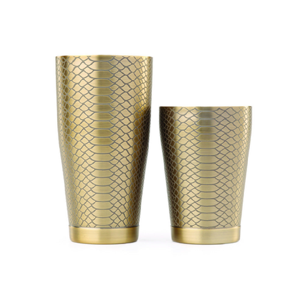 Mercer M37301SPTABR - Venym™ Cocktail Shaker Set, Includes: (1) Each 28 Oz. & 18 Oz. Shaker