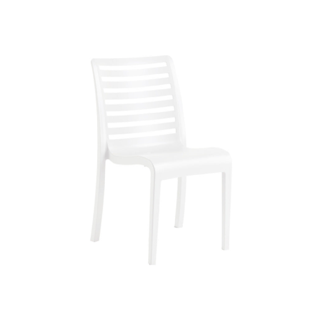 Grosfillex UT947004 - Astoria Stacking Sidechair, 20.9"W X 23.4"D X 34.7"H, Technopolymer With Air Molding Technology