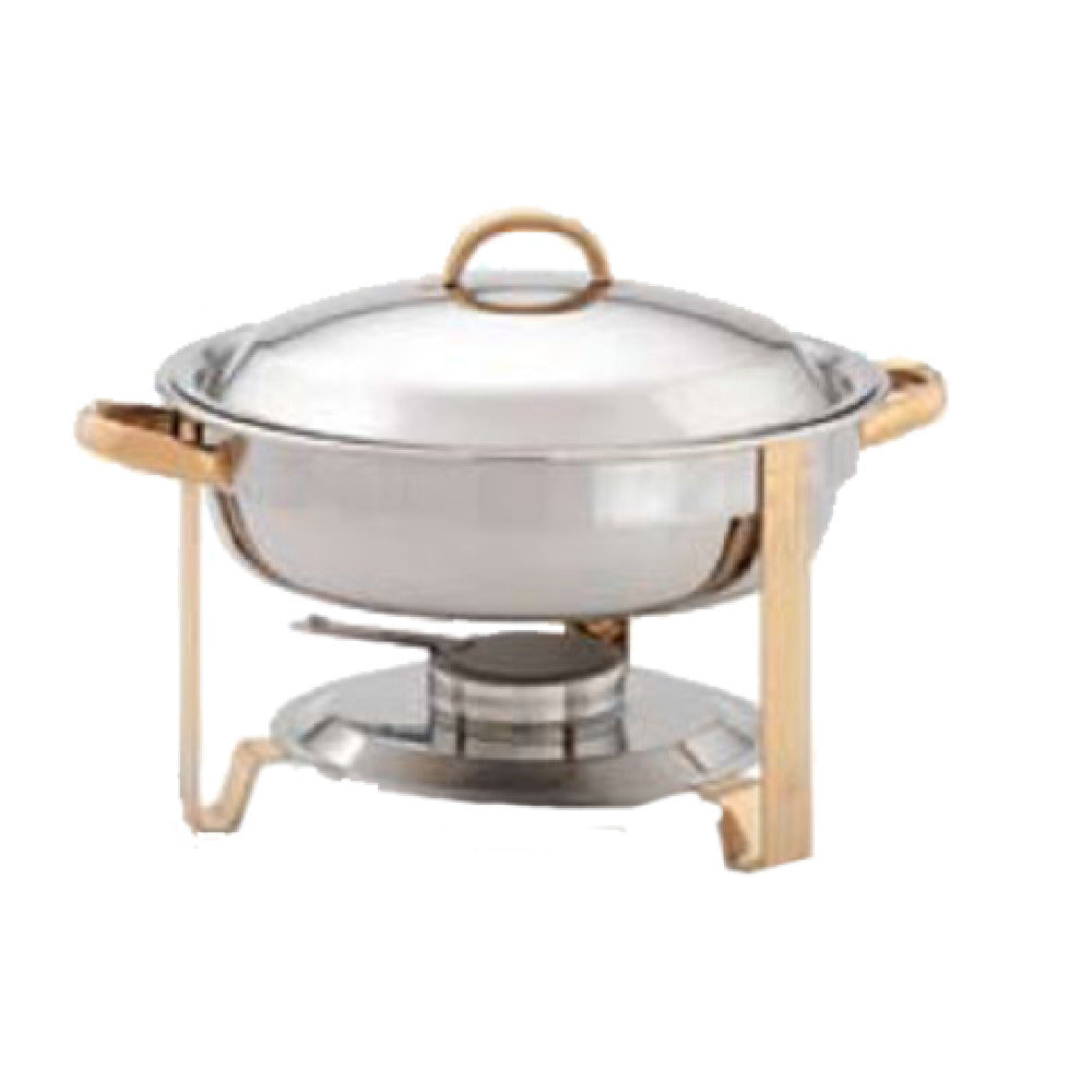 Alegacy Foodservice Products AL424GA Top-Shelf™ Chafing Dish 4 Qt. 15-1/4" X 12-1/2" X 11-3/4"