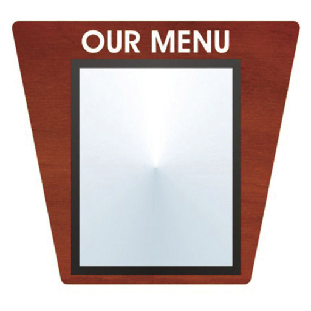 Hubert 11141 - Menu Board, 1-pocket, Wall-mount