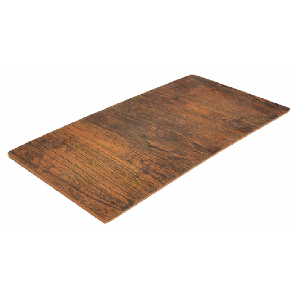 Bauscher Hepp TRW9913 - Rustic Wood Collection Platter, GN 1/3 Size, 12-3/4"L X 7"W X 1/2"H