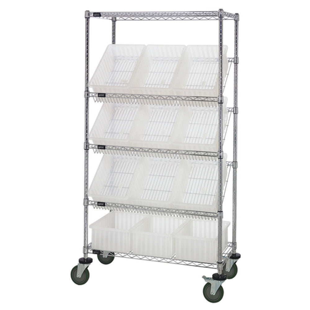 Quantum MWRS-5-92060_BLUE - Bin Systems Unit, Mobile, 36"W X 18"D X 69"H
