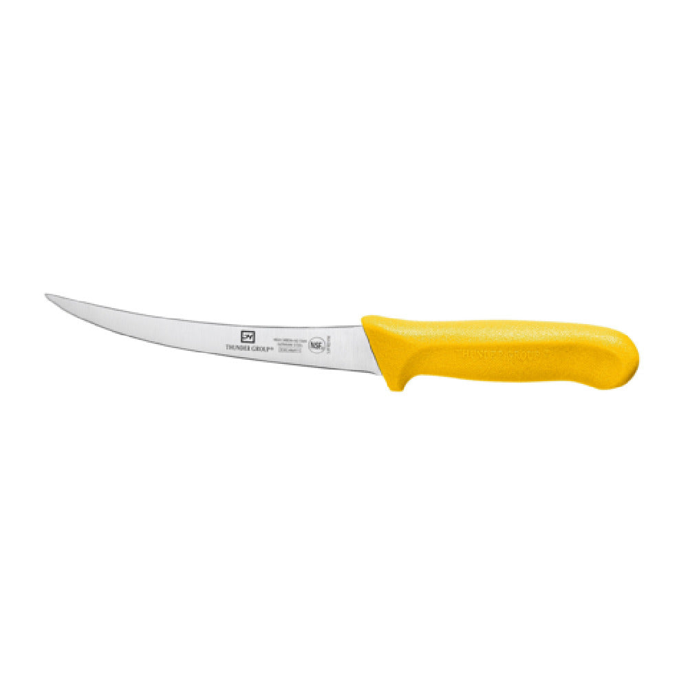 Thunder Group SLKF403YW Boning Knife 6" Blade Polypropylene Handles