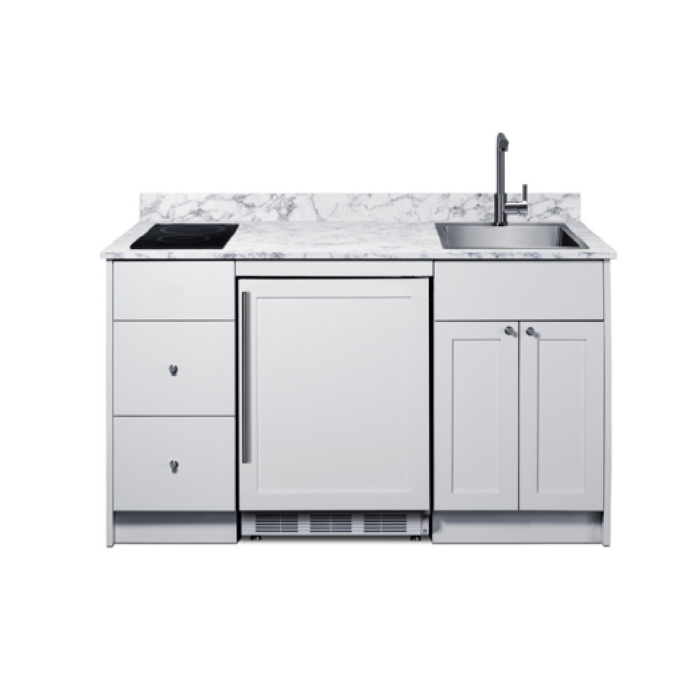 Summit CALDERAWH35I - Turnkey Caldera Kitchen, Kitchenette With Refrigeration, Cooking