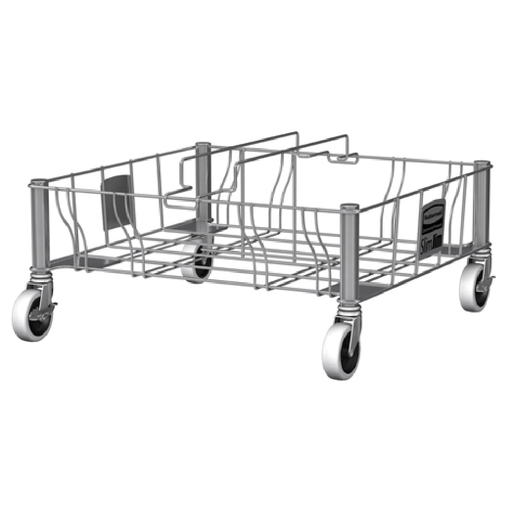 Rubbermaid 1956191 - Slim Jim® Dolly, Double, 20"L X 20-3/5"W X 9"H