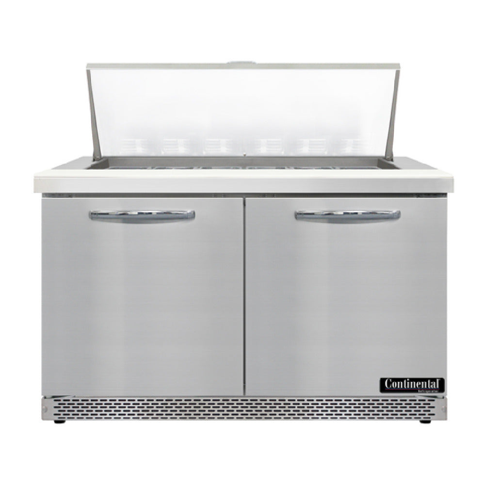 Continental Refrigerator D48N18M-FB Designer Line Mighty Top Sandwich Unit Front Breather