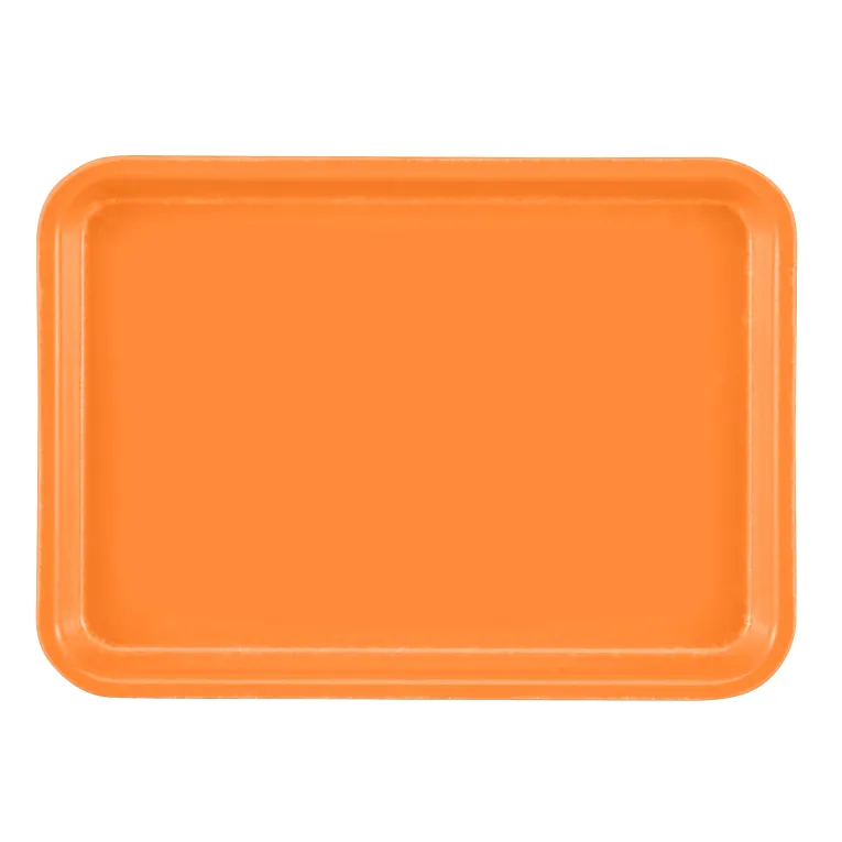 Cambro 57222 Camtray® Rectangular 4-15/16" X 6-15/16" Orange Pizzazz