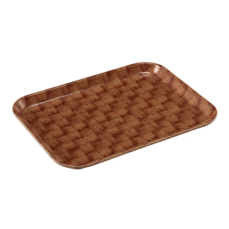 Cambro 57301 Camtray® Rectangular 4-15/16" X 6-15/16" Dark Basketweave
