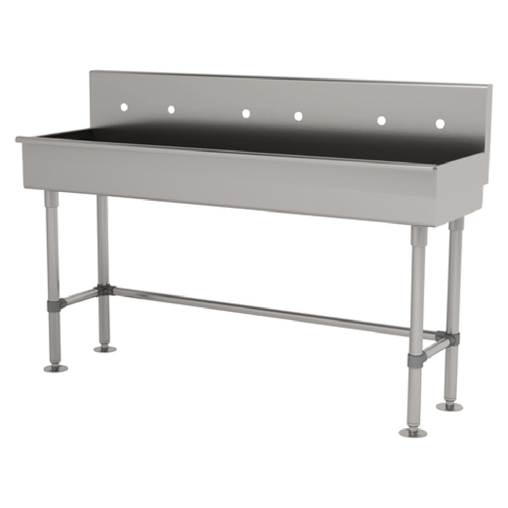 Advance Tabco 19-FM-72-ADA-F Multiwash Hand Sink With Stainless Steel Legs And Flanged Feet
