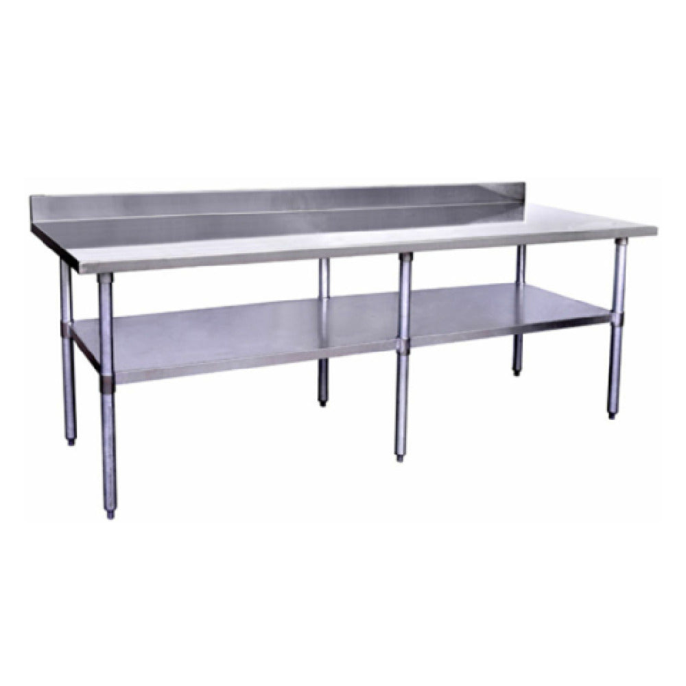 Hubert 87669 - Kratos® Work Table, 96"W X 30"D X 38"H, 4" Backsplash