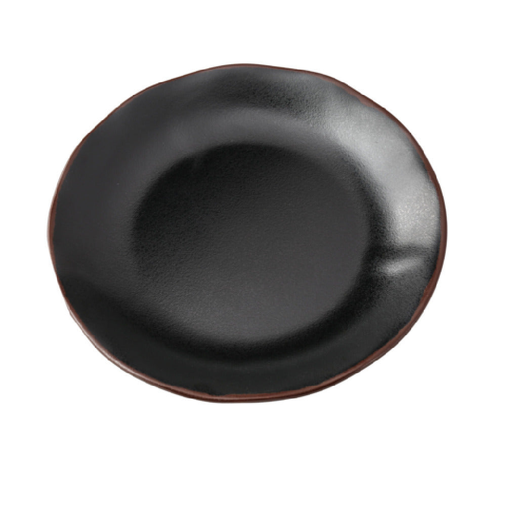 Yanco NA-112BK Nature Art Dinner Plate 12"dia. X 1"H Round