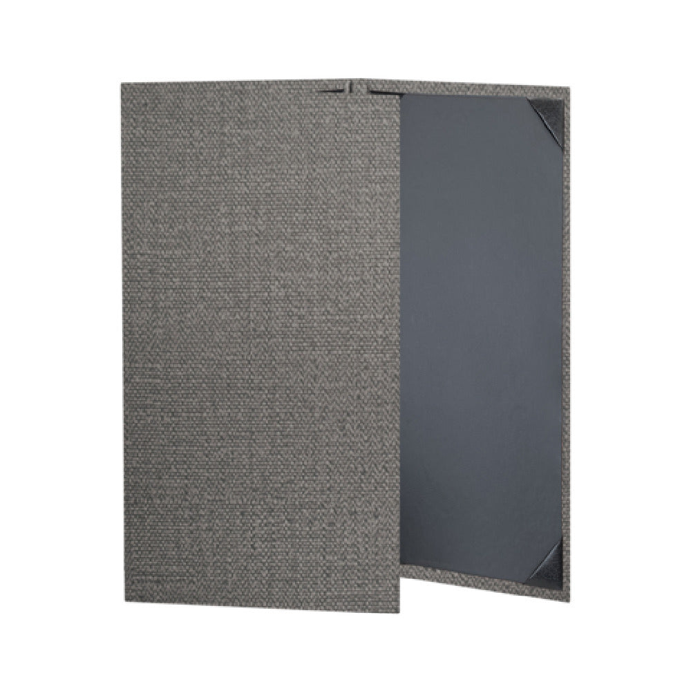 Risch MILAN-3V 8.5X14 Milan Hardback Simulated Woven Vinyl Menu Cover (specify Color)