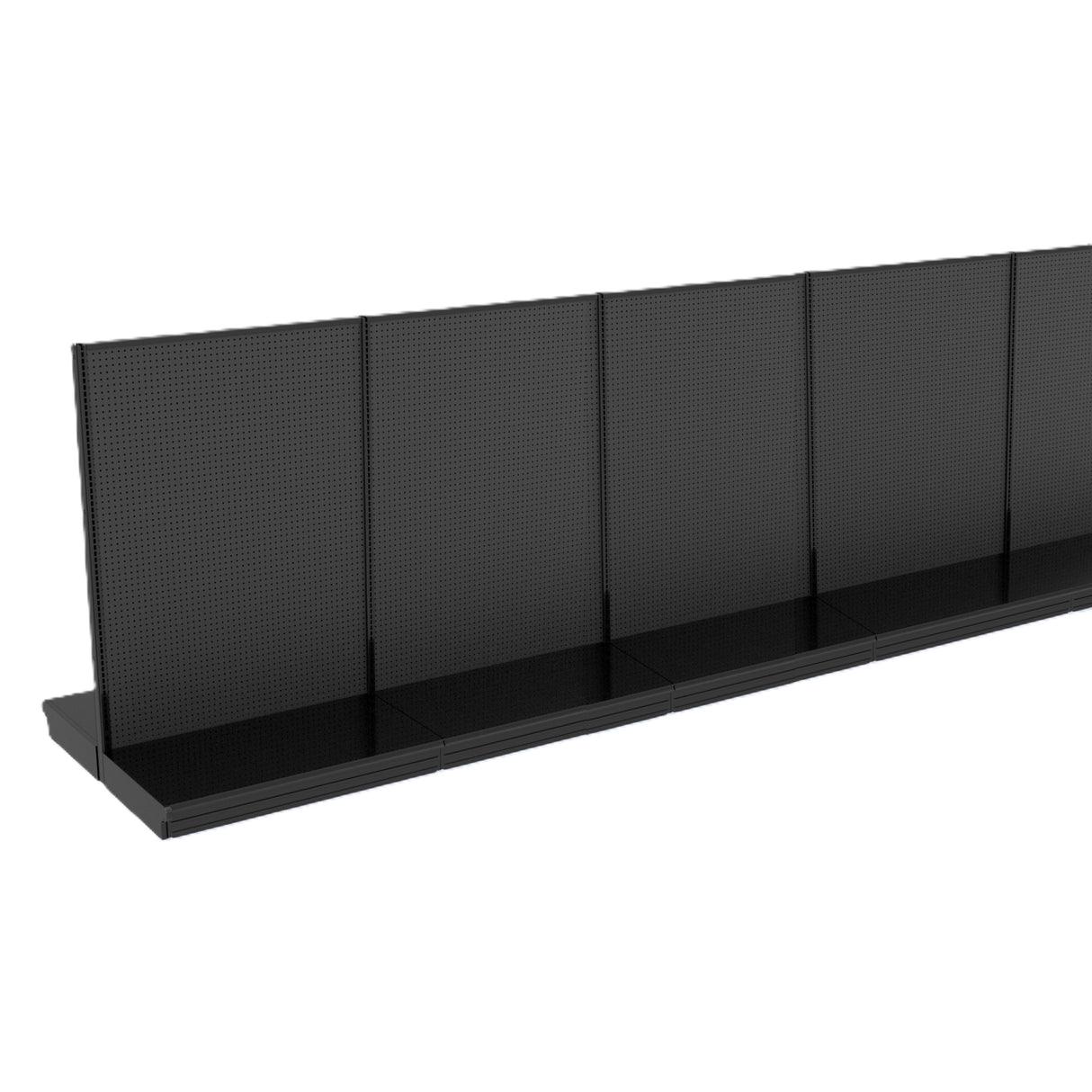 Kent Unlimited GN2018072_BL Gondola 240"W X 18"D X 72"H Black
