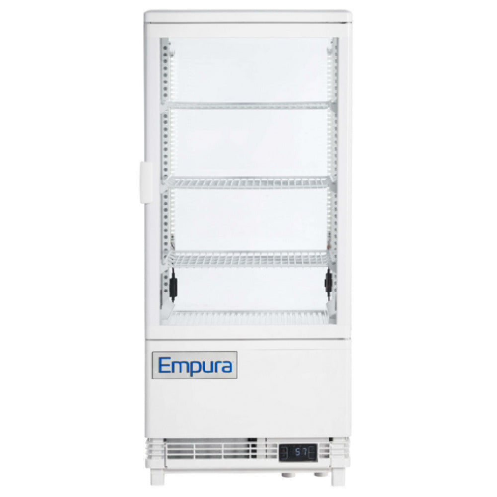 Empura E-RDC-17W-1D - Refrigerated Display Case, Countertop, 16.7"W × 14.9"D × 44.4"H