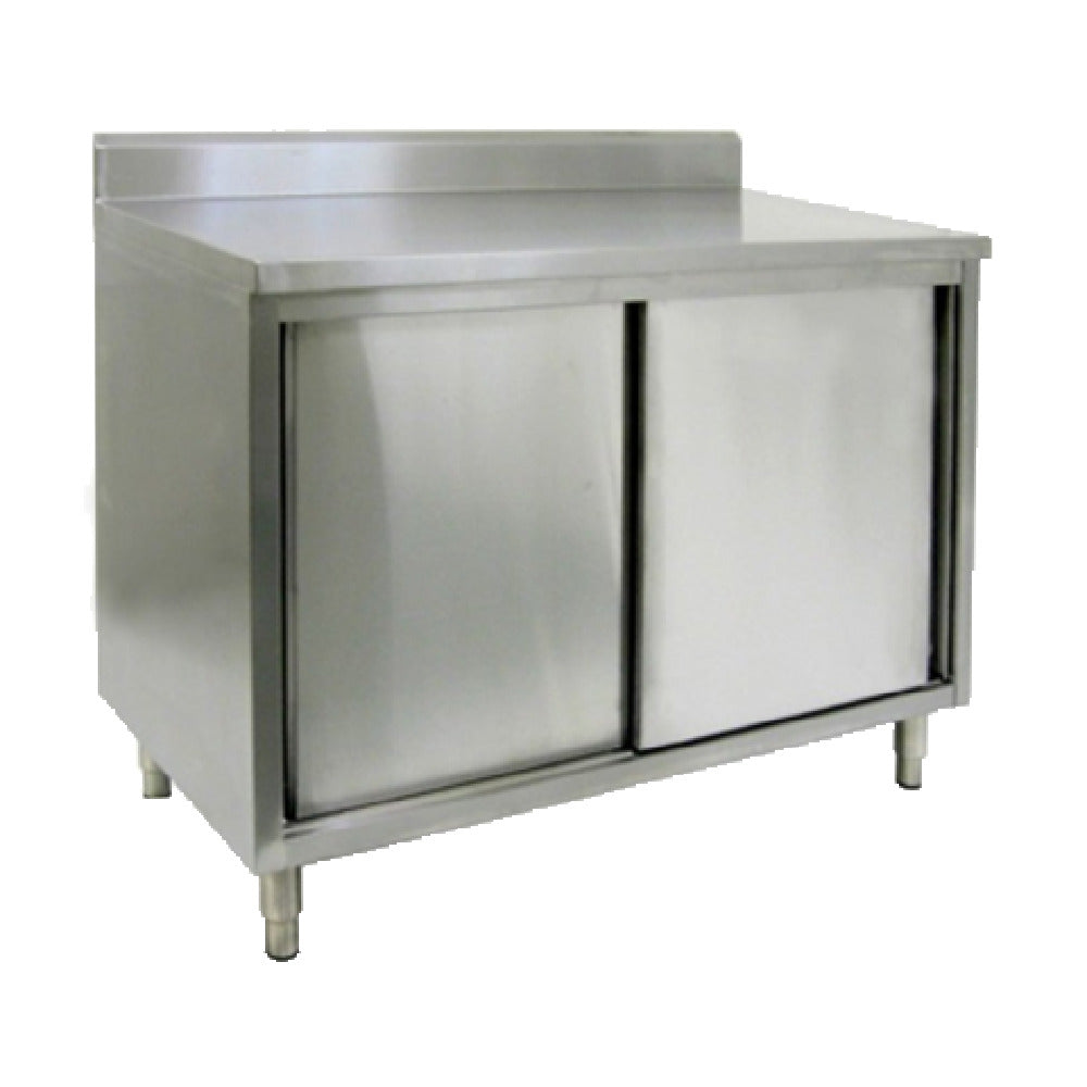 GSW USA CTD-P3048S Work Table Cabinet Base With Sliding Doors 48"W X 30"D X 35"H