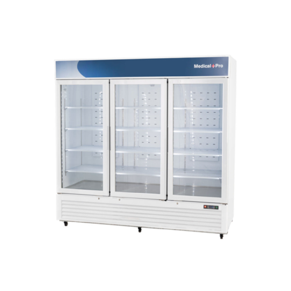 Migali Industries MP-67RM-HC Scientific Refrigerator 67 Cu. Ft. Capacity Triple Glass Door