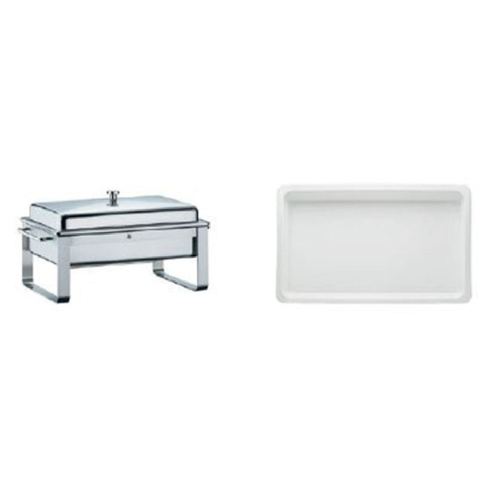 Bauscher Hepp 06.3322.6211 - Stacking Economy Chafing Dish Kit, GN 1/1, Rectangular