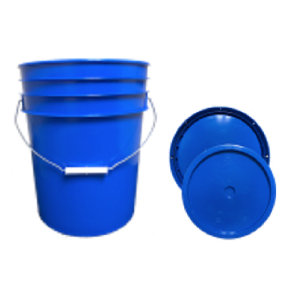Buccaneer Container Corp 2005640050 (Buccaneer) Bucket With Blue Lid (5) Gallon (custom Printed) (5 Each Per Case)
