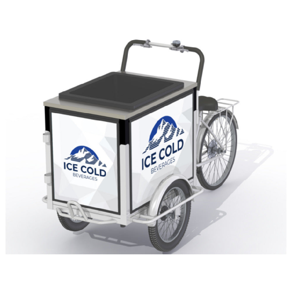 Iowa Rotocast Plastics Inc. 731019 Package Trike Front Load 100 Quart Capacity