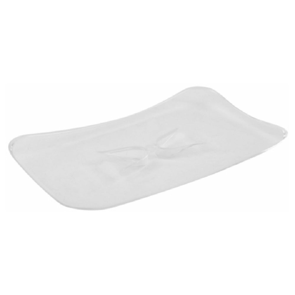 Bauscher Hepp TC3314L - Fleur Collection Deli Crock Lid, GN 1/4 Size, 10-1/2"L X 6-1/2"W X 1-1/2"H