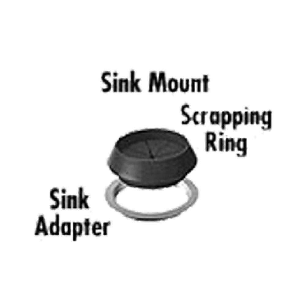 Somat 04-A-104 - Sink Adaptor, 4-1/2" Throat, Weld-in