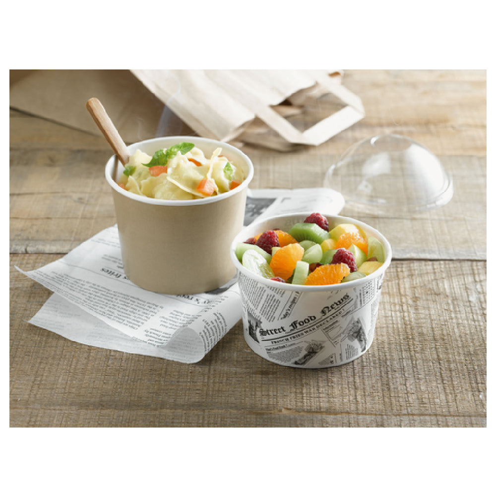 PacknWood 210DELINEWS16 - Buckaty Take Out Container, 16 Oz., 4.5" Dia. X 2.6"H