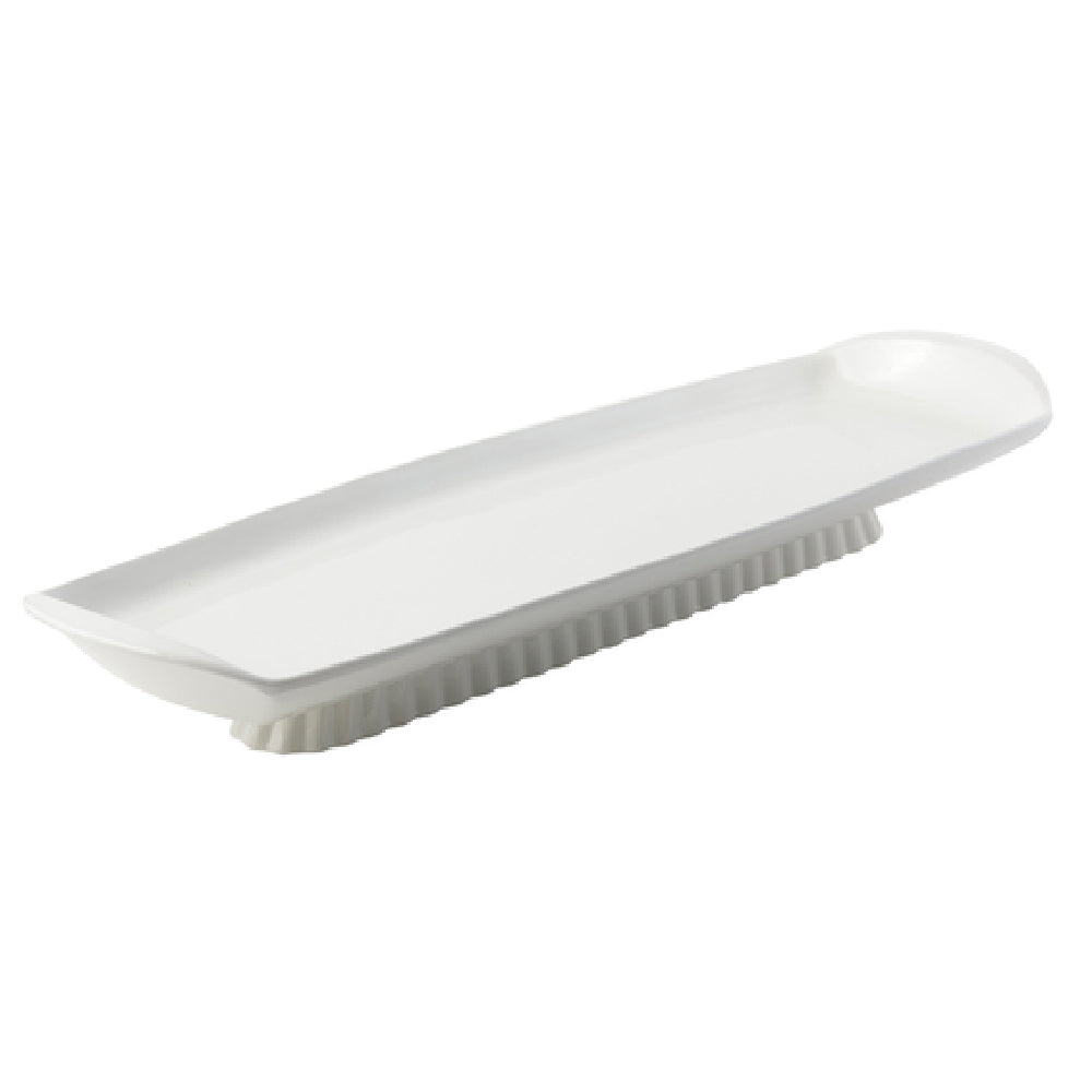 Bon Chef 700389915BLK Futura Platter 8-5/8" X 27" X 2" H Rectangular