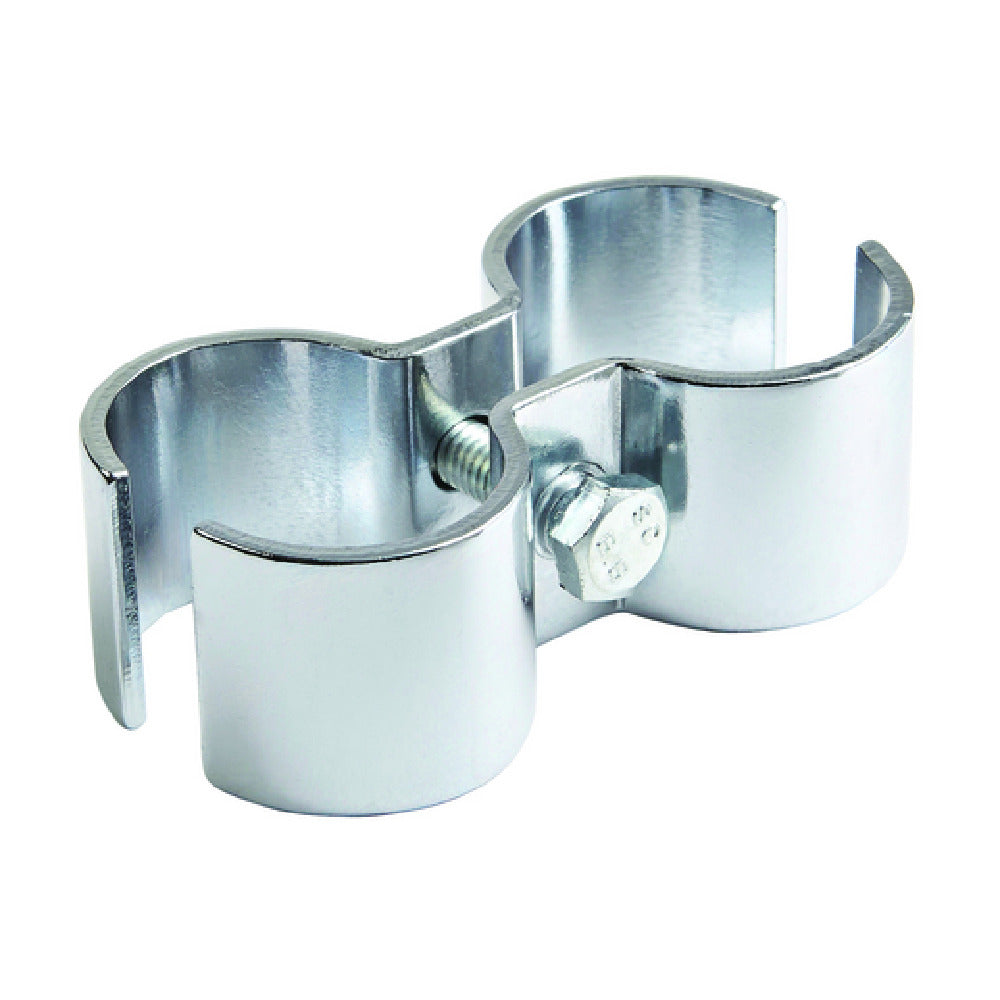 Hubert 73362 - CenPro Post Clamps For CenPro Chrome Wire Shelving, 4 Pairs/Pack
