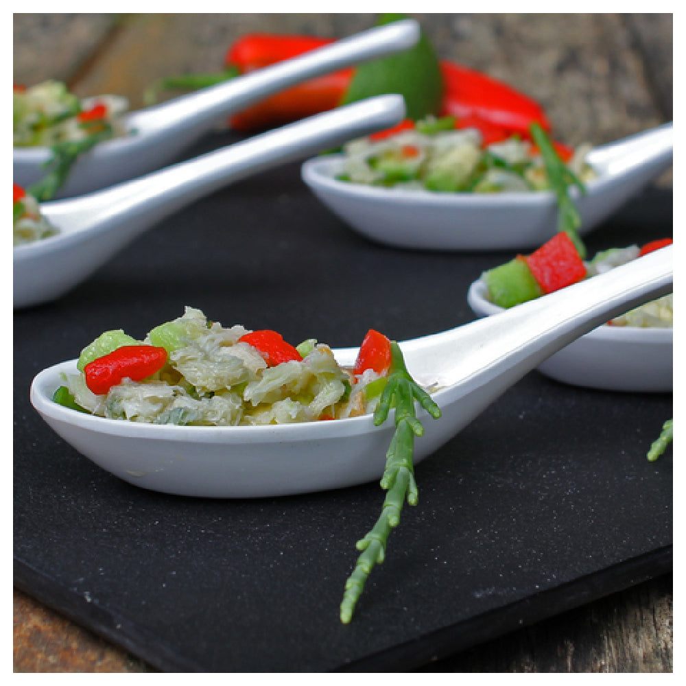 Bauscher Hepp T6020 - Hors D'oeuvre Spoon, 5-1/2"L X 1-1/2"W X 1-3/4"H, Dishwasher Safe