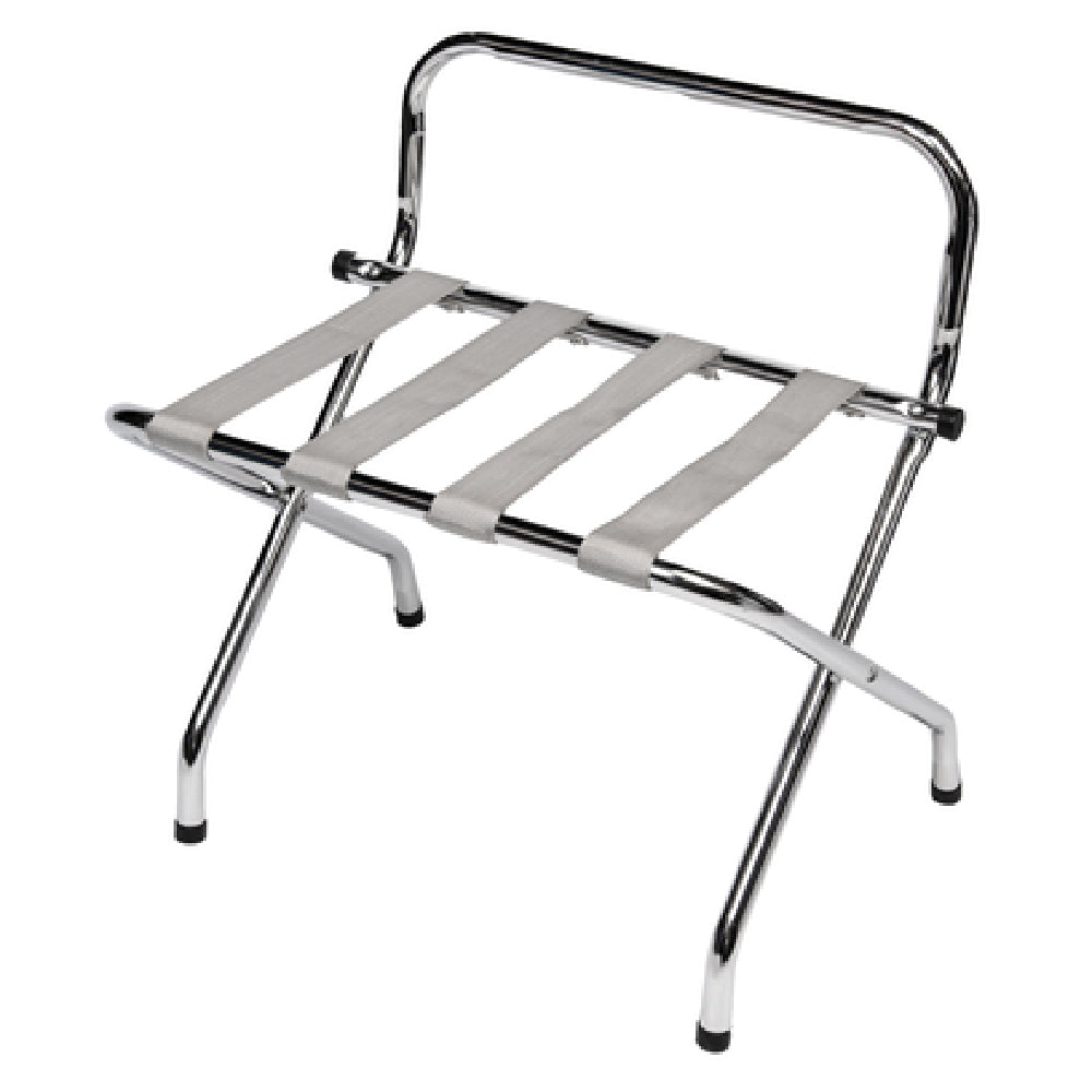 Central Specialties 1055C-SV-1 Luggage Rack 24-1/4"W X 16"D X 26-1/2"H High Back