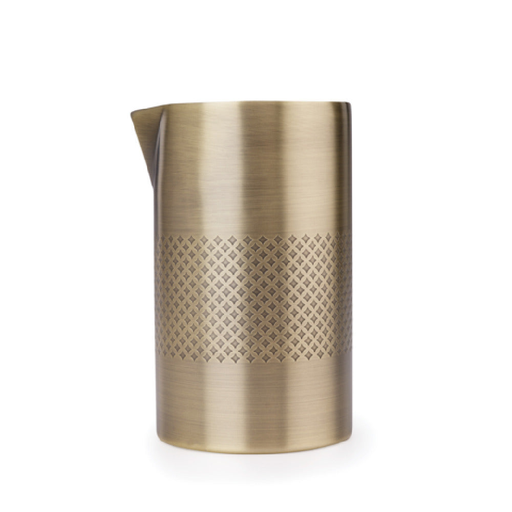 Mercer M37219ANG - Barfly® Diamond Lattice Mixing Tin, 21 Oz. (625 Ml.), Double-wall Insulated