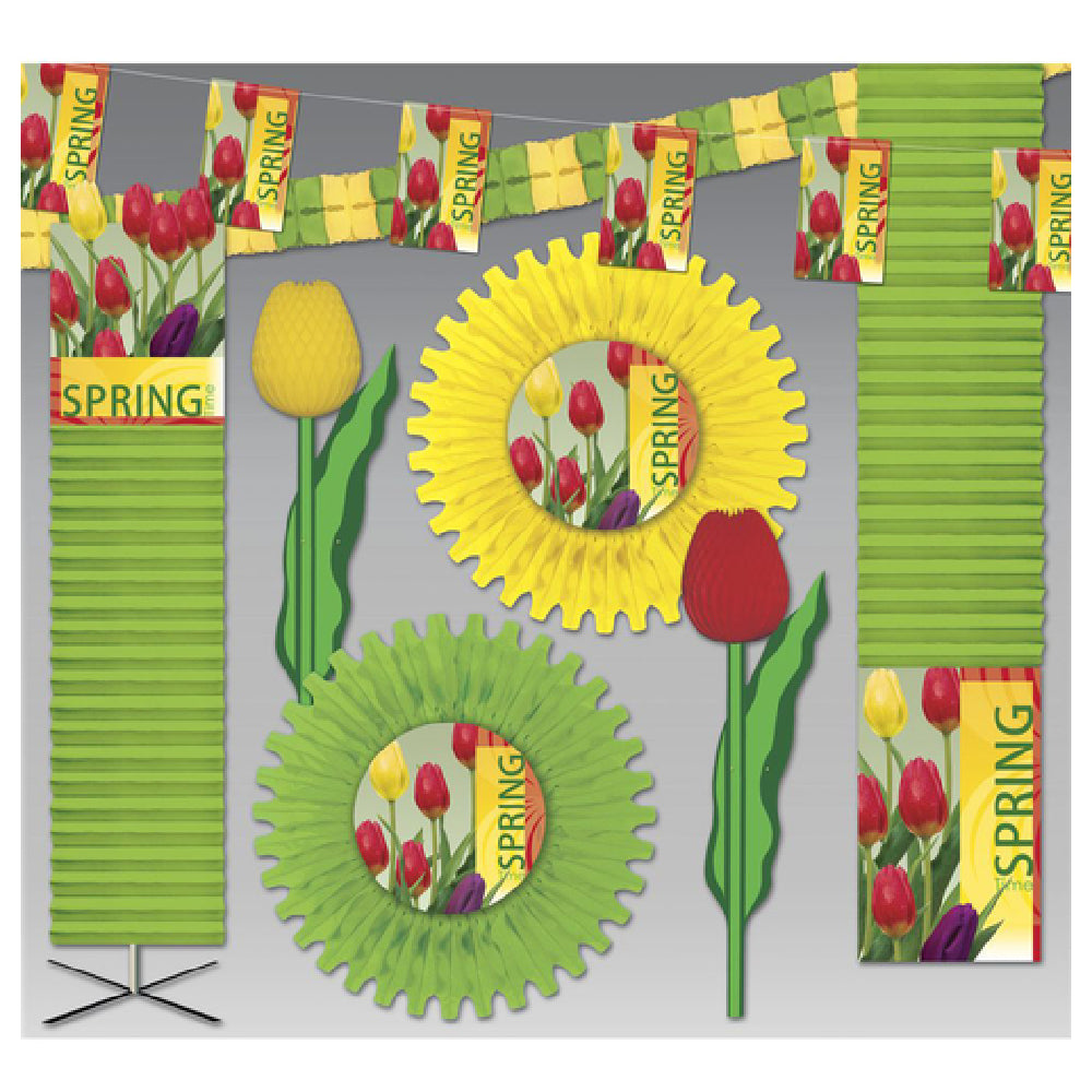 Hubert 10054 - Decoration Kit, Signs Of Spring, 3000 Sq. Ft.