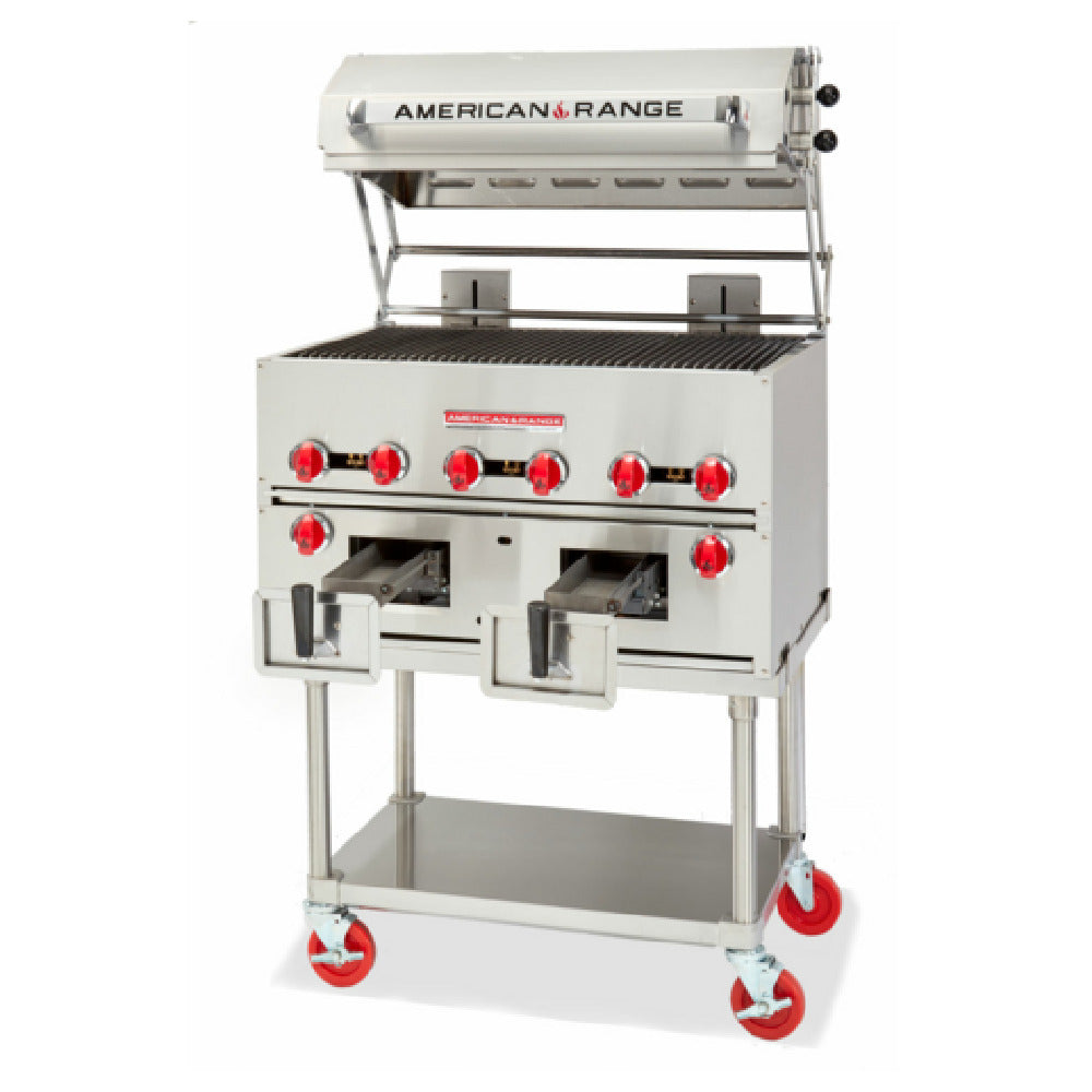 American Range ARWCS-36 - Wood Chip Smoker, Gas, 36" Width