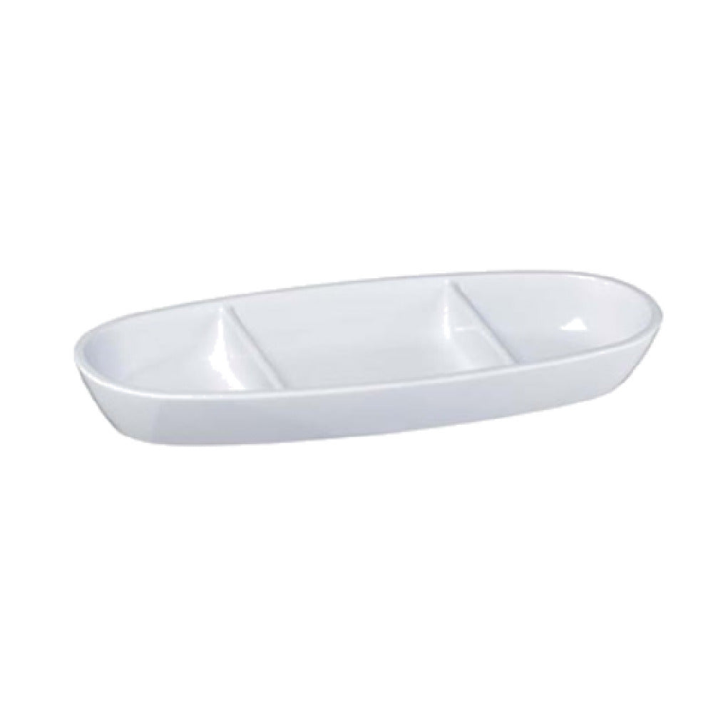 Bauscher Hepp 57.0104.9800 - Dish, 8-7/16"L X 3-3/8"W X 1"H, Oval