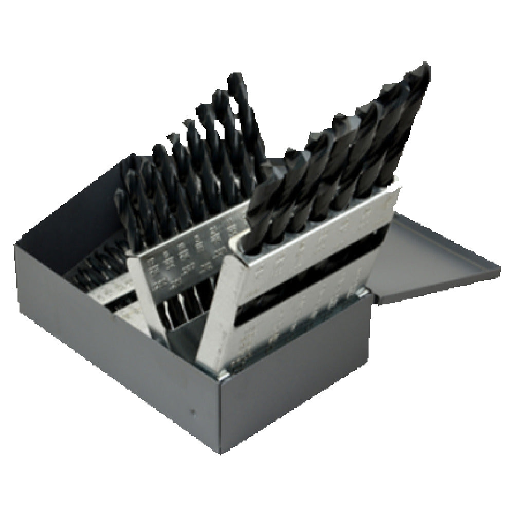 Franklin Machine Products 142-1077 Drill Bit Set 29 Drills 1/16" To 1/2" By 64ths Size Range