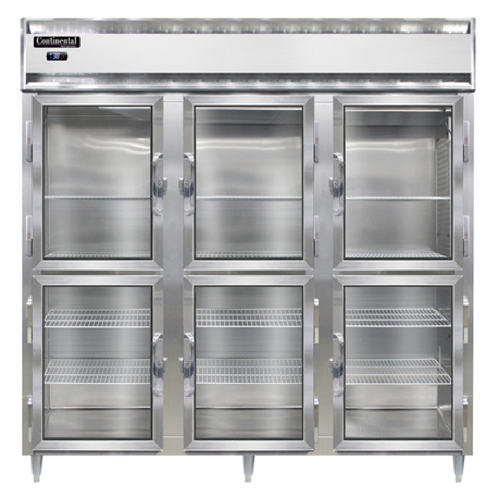 Continental Refrigerator D3RNSSGDHD Designer Line Refrigerator Reach-in Three-section