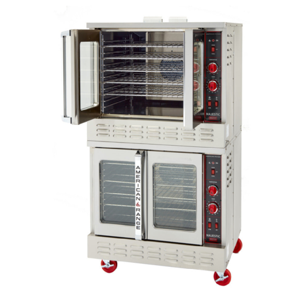 American Range MSD-2HE_NAT - Majestic Convection Oven HE, Gas, Double-deck