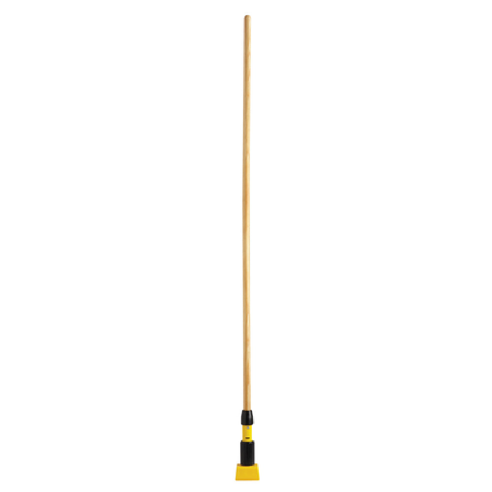Rubbermaid FGH216000000 - Gripper® Wet Mop Handle, 60"L, Wood With Yellow Plastic Head