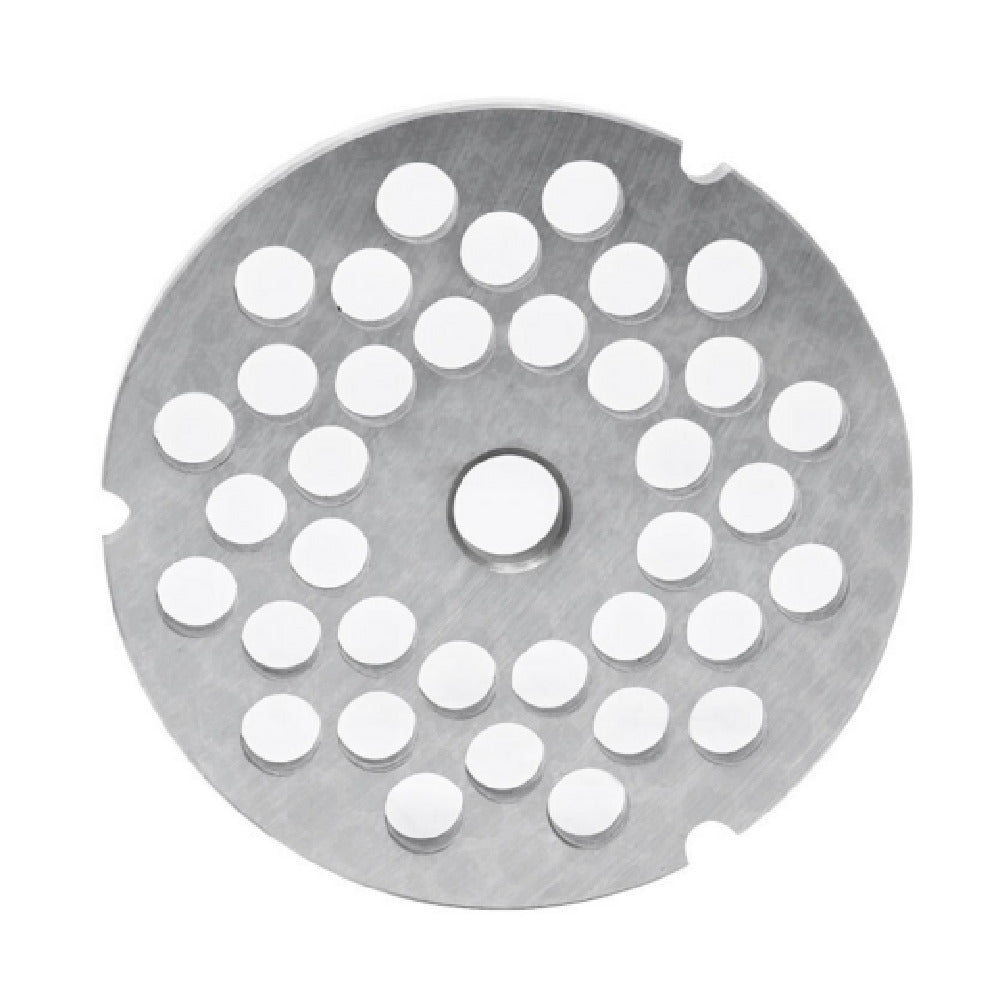 Omcan 44290 (44290) Carbon Steel #32 Machine Plate Hubless 10mm (3/8") One Notch/ Round