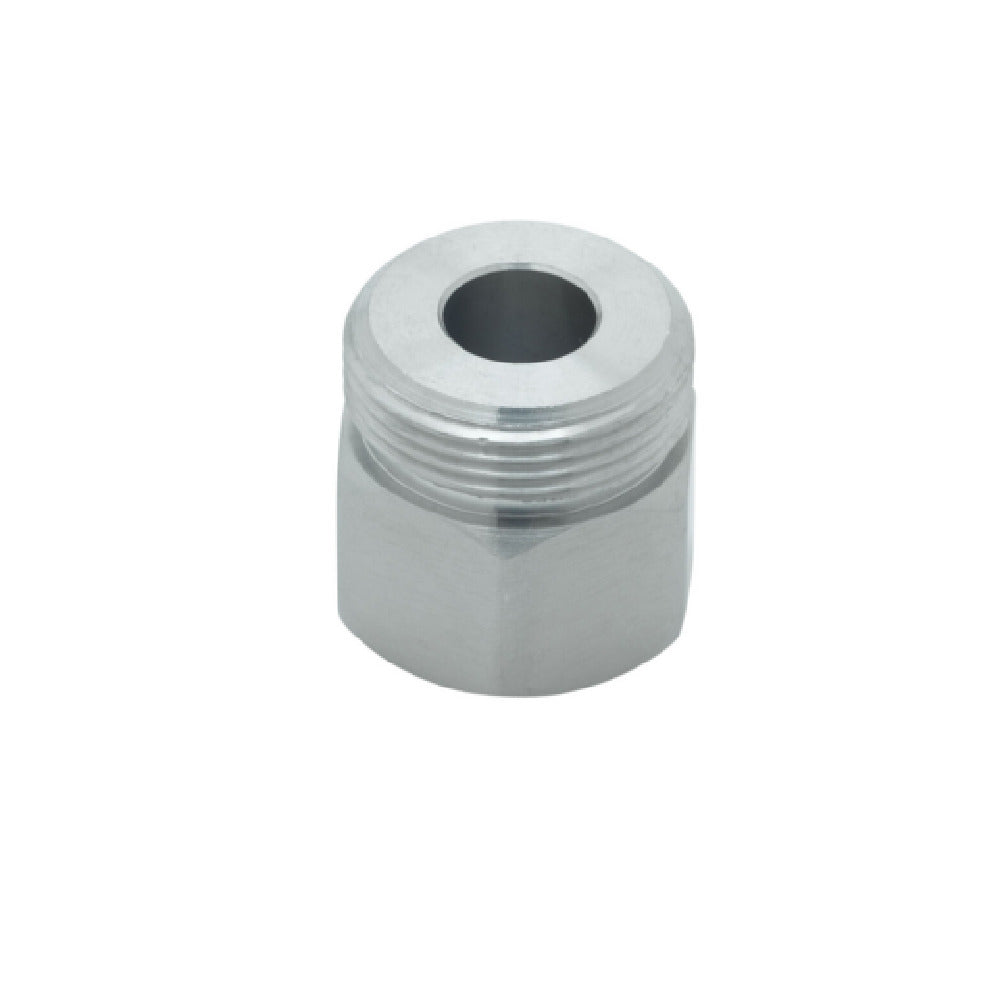 T&S Brass S000729-30 Hex Nut 3/4-14 UN Female Thread Inlet And 7/8-20 UN Male Thread Outlet