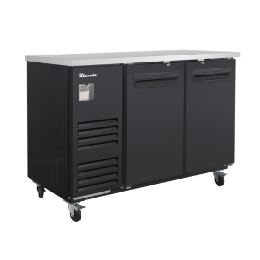 Blue Air BLBB59-2B-HC - Back Bar Cooler, Two-section, 58-3/4"W