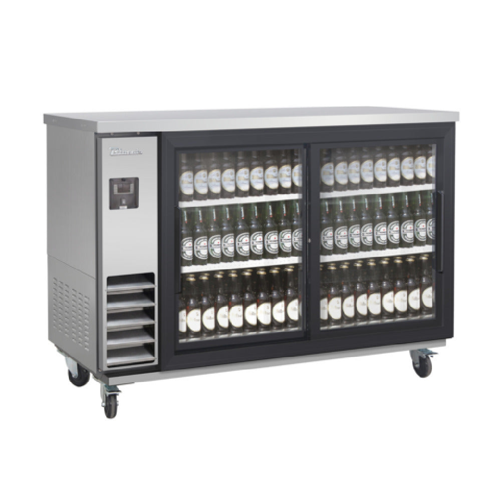 Blue Air BLNBB-60SG-SL-HC - Back Bar Cooler, Narrow Depth, Two-section