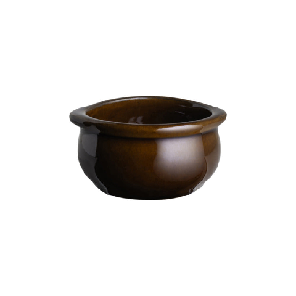 Steelite DCI746LB Onion Soup Bowl 15 Oz. 4-3/4" Dia. (5-1/4" With Handle) X 2-5/8"H