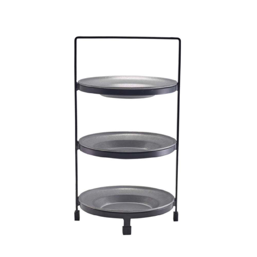 Steelite GWPRS3205 Three Tier Presentation Plate Stand 8.0" X 8.5" X 15.0" Tabletop Accessories