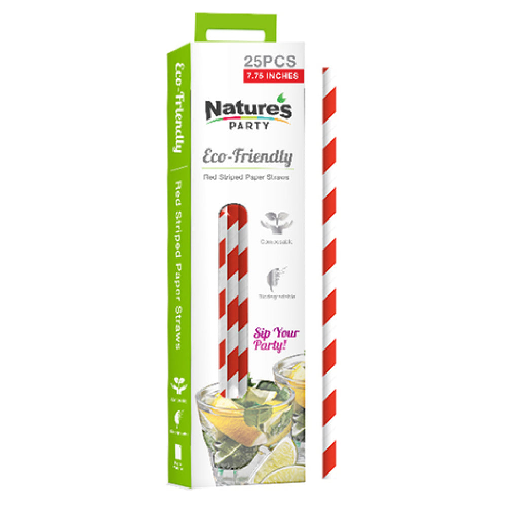 PacknWood 8NPCHP19R1 - Straw, 0.02" Dia. X 7.75"L, Compostable