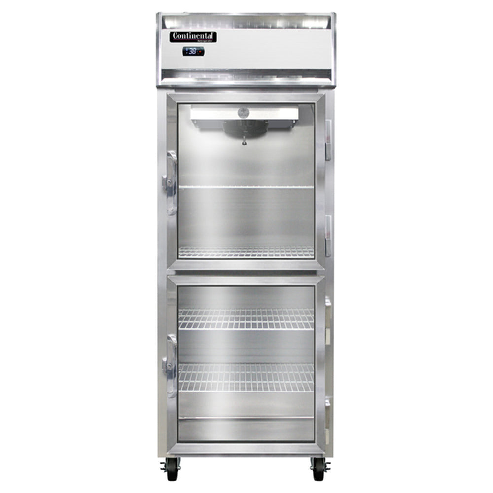 Continental Refrigerator 1RENSSGDHD Extra-Wide Refrigerator Reach-in 28-1/2"W