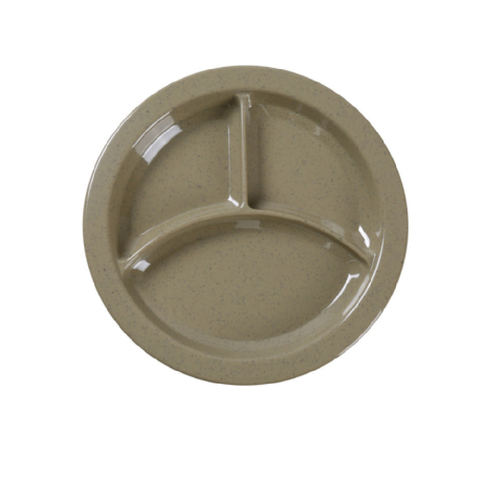 Yanco NC-512S Nu-Classic Compartment Plate 9" Dia. 3-compartments