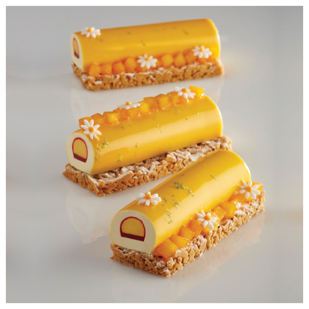 JB Prince M619 E - Pavoni Pavoflex Mold, 23-1/2"L X 15-3/4"W, (9) Tronchetto Mignon